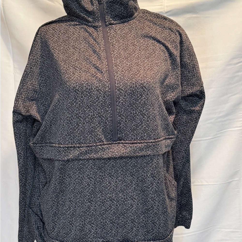 Mondetta Charcoal and Black Quarter-Zip Pullover